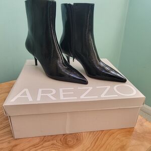 Arezzo Women's Black Heeled Boots